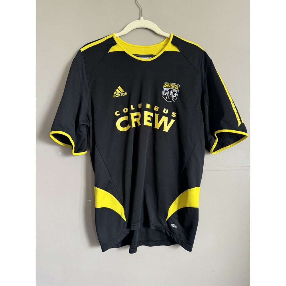 Adidas Black and Yellow Columbus Crew Jersey
